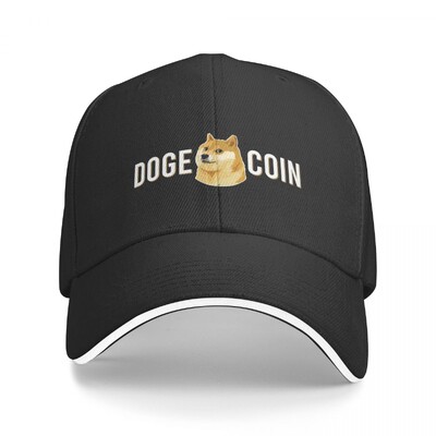 Dogecoin kape Adult Sport Blockchain Tatin šešir Kamiondžija Radnička kapa Šeširi za sunce Podesivi Snapback Kape Baseball Kape Veleprodaja Novo