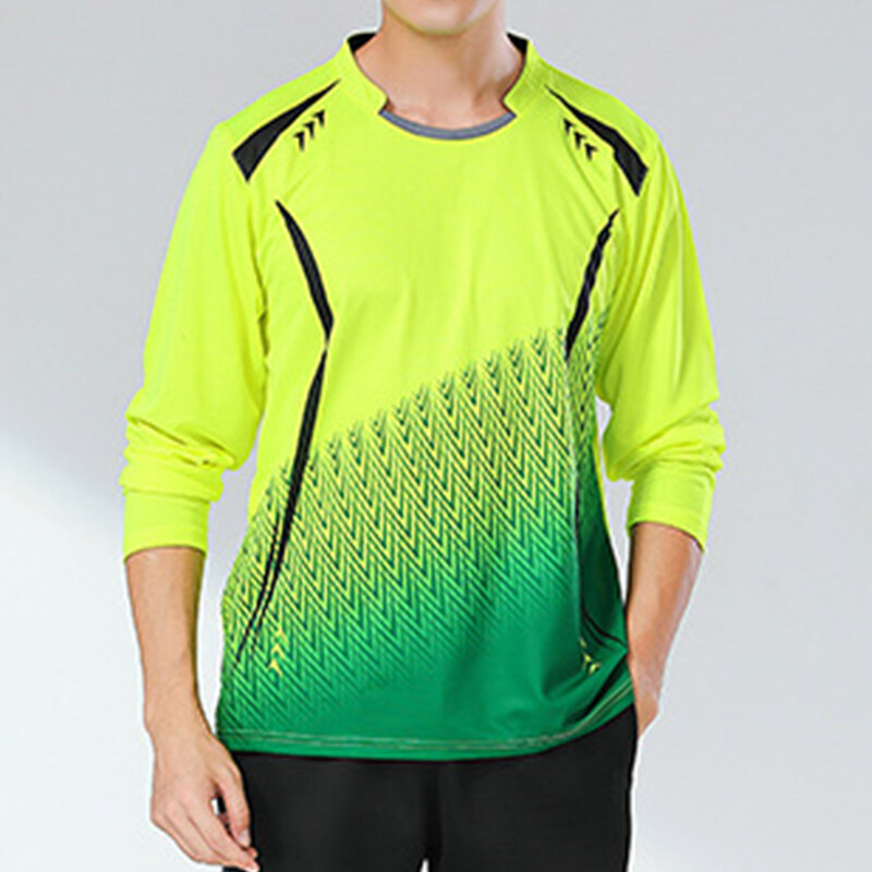 Laste poiste jalgpall väravavahi vormiriietus pikkade varrukatega hingav kiiresti kuivav T-särk Jalgpall Treeningtopid Väravavahi särk Spordirõivad