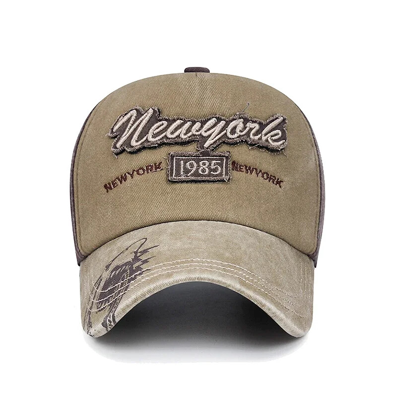 Potpuno novih dostupnih 6 boja, modna uniseks isprana zakrpa s 3D vezom, bejzbol kapa