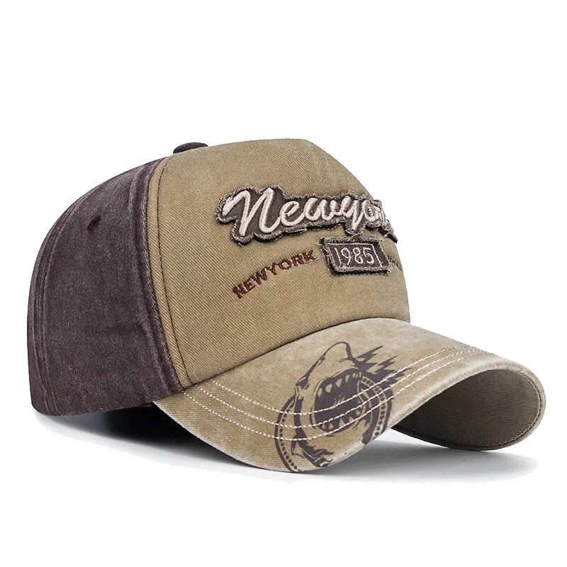 Potpuno novih dostupnih 6 boja, modna uniseks isprana zakrpa s 3D vezom, bejzbol kapa