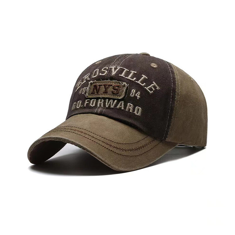 1 komad retro isprane bejzbol kape od trapera, podesive za muškarce i žene
