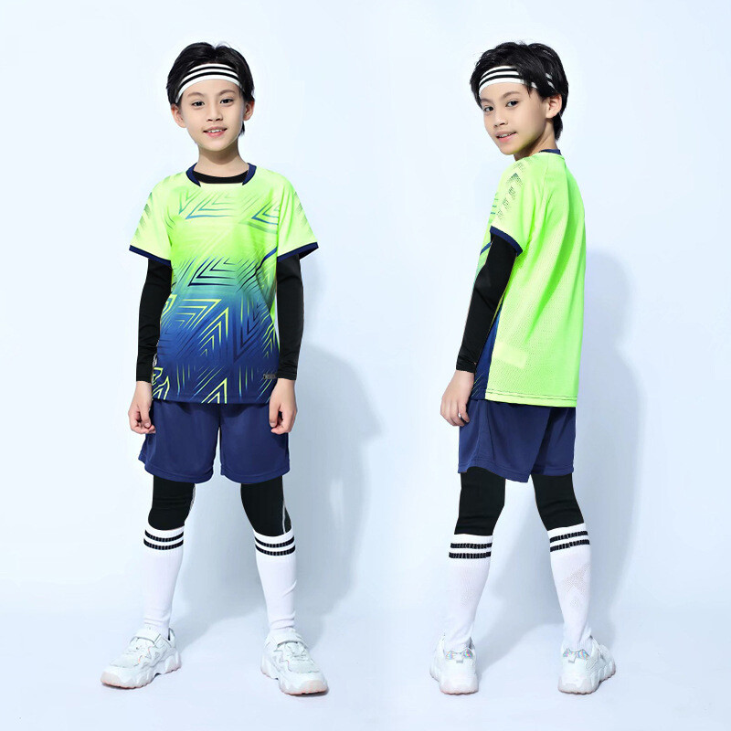 Visokokvalitetne dječje nogometne uniforme za školske treninge i igre Prozračna i elegantna nogometna odjeća