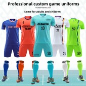 Futbola krekliņi Vīriešu sieviešu ātri žūstošs futbola formas tērps Personalizēt Pieaugušo Futsal Treniņš Sporta Apģērbs Bērnu Sporta Treniņtērps Apģērbs