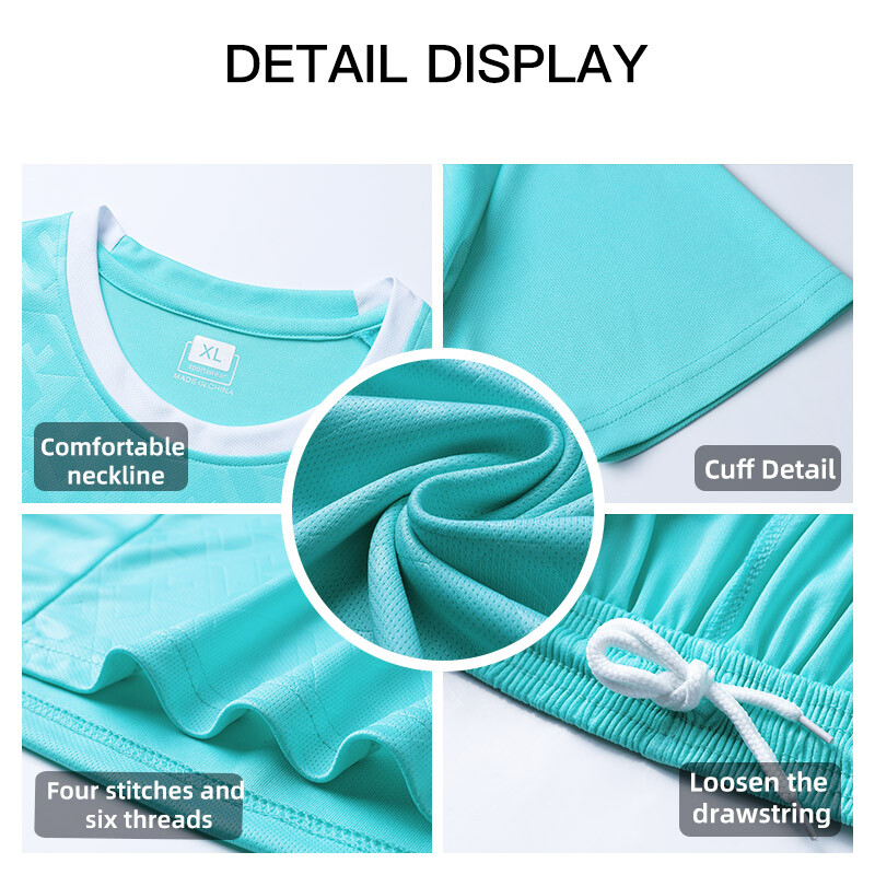 Futbola krekliņi Vīriešu sieviešu ātri žūstošs futbola formas tērps Personalizēt Pieaugušo Futsal Treniņš Sporta Apģērbs Bērnu Sporta Treniņtērps Apģērbs