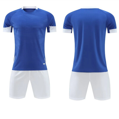 Bērnu sporta futbola komplekti Apģērbi Modes Dizains Futbols Pielāgots Sublimācijas Apdrukāts Futbola krekls