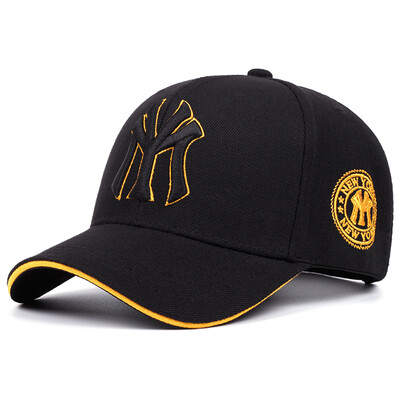 Moda MY Baseball Kape Kape za vanjske prilike Kape za zaštitu od sunca Šeširi Slovo Vez Muški Ženski Hip Hop Tide Snapback Šeširi Podesivi Kaubojski