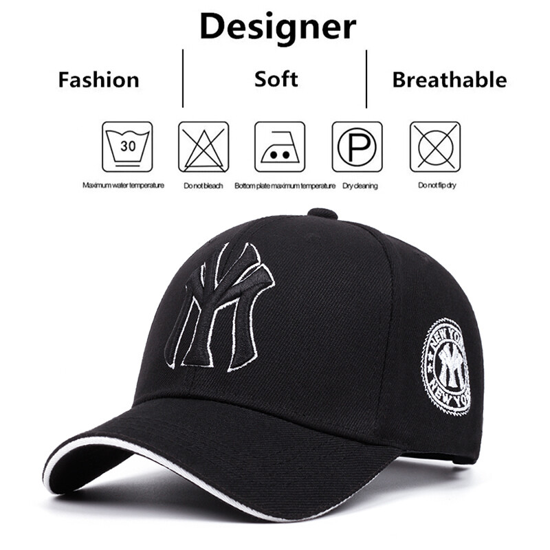Moda MY Baseball Kape Kape za vanjske prilike Kape za zaštitu od sunca Šeširi Slovo Vez Muški Ženski Hip Hop Tide Snapback Šeširi Podesivi Kaubojski