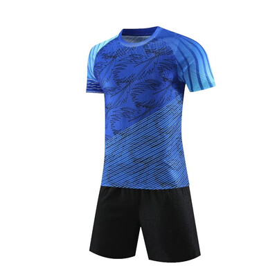 jauns 24 25 zēns meitene 9019 Fani Futbola krekls vīriešiem un bērniem mājās spēles futbols krekliņi komplekti ar īsām piedurknēm formas treniņu apģērbs