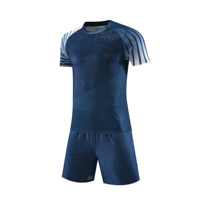 jauns 24 25 zēns meitene 9019 Fani Futbola krekls vīriešiem un bērniem mājās spēles futbols krekliņi komplekti ar īsām piedurknēm formas treniņu apģērbs