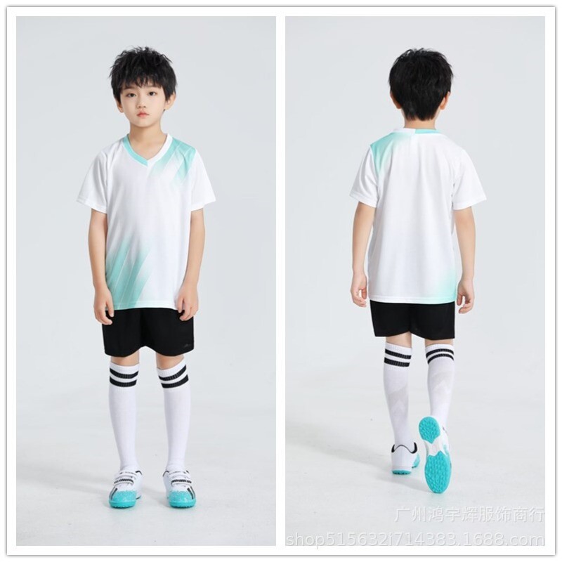 Elpojoši un ērti, viegli bērnu futbola tērpi: elpojošs treniņu apģērbs zēniem