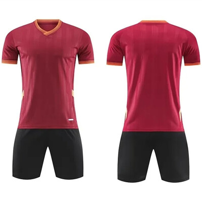 Taizemes kvalitātes komandas bērnu futbola treniņu formastērps Lēti futbola komplekti Tukšs sporta futbola tērps pielāgots futbola krekls