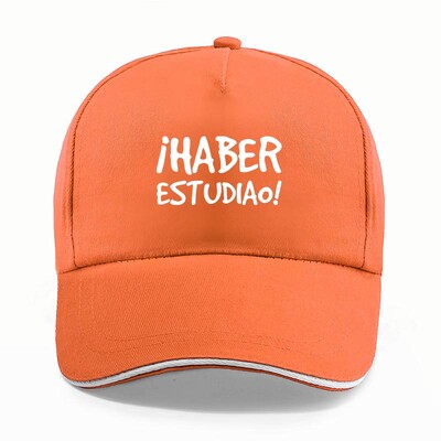 Изучихте бейзболна шапка Забавни испански поговорки Фраза Шапки за подаръци за мъже Унисекс Ежедневни шапки Y2k