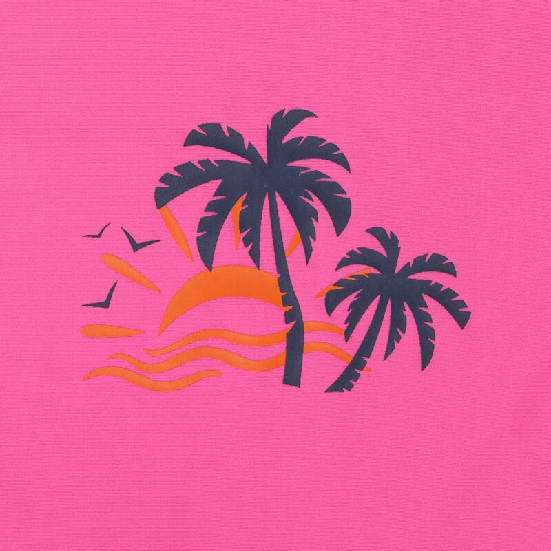 BAOHULU 3-13 ετών Παιδικά κοριτσίστικα μαγιό UPF 50+ Αντιηλιακή προστασία κοντομάνικο τύπωμα Rash Guards Παιδικό κορίτσι μαγιό πουκάμισο καλοκαίρι