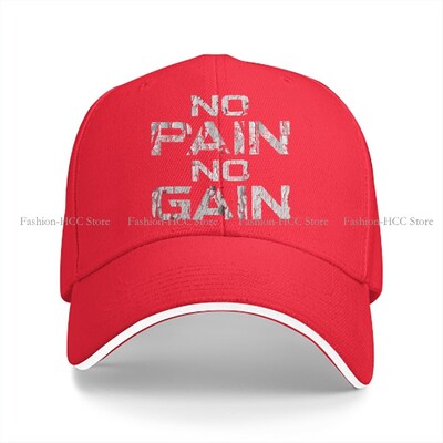 Tatin šeširi čiste boje Vintage šešir Štitnik za sunce Baseball kape No Pains No Gains Kapa sa šiltom