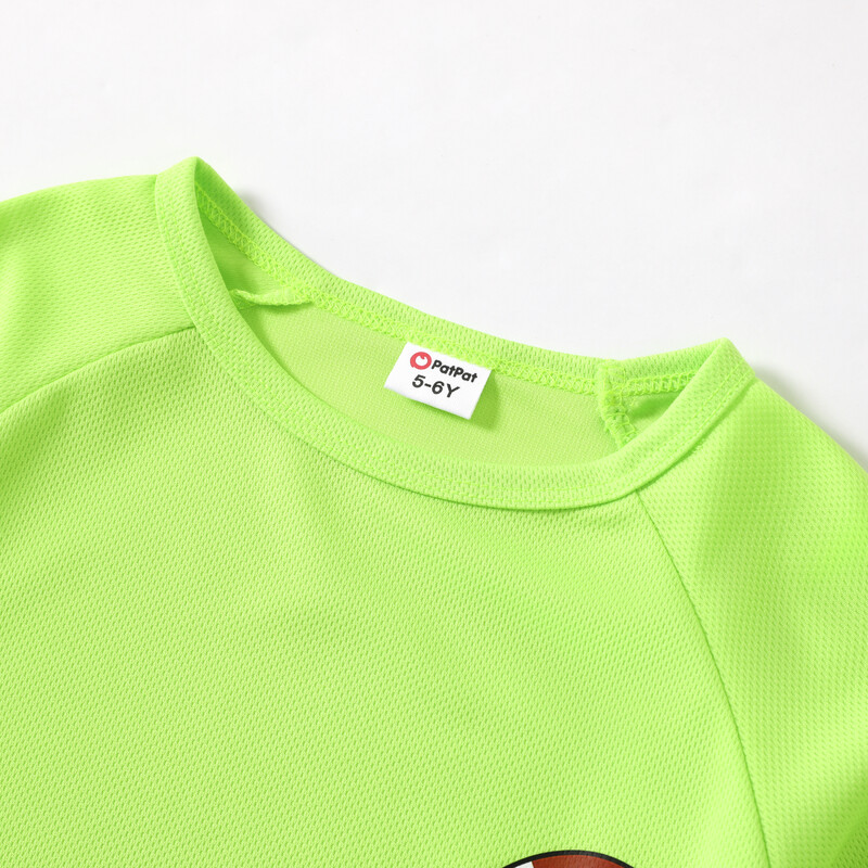 PatPat patpat παιδικό αγόρι συνθετικό porty Quick-Dry μασίφ αμάνικο μπλουζάκι