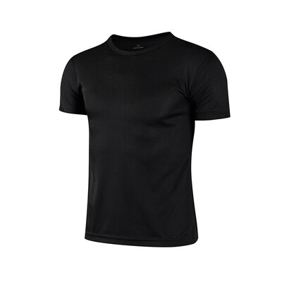 Bērnu ātri žūstošs T-krekls ar apkakli ar īsām piedurknēm Bērnu sportam ikdienišķs T-krekls ar īsām piedurknēm skriešanas treniņu apģērbs