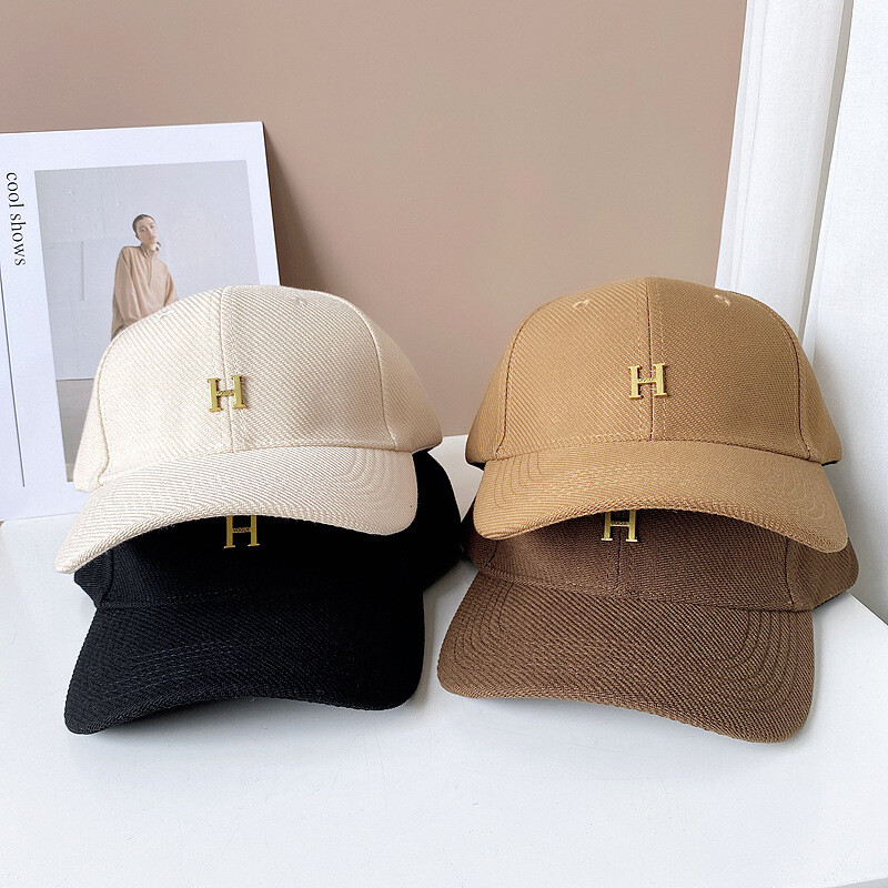 Visokokvalitetna metalna bejzbol kapa sa slovima Žene Muškarci Jednostavni podesivi hip hop šeširi Unisex ležerni šeširi za oca