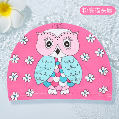 PU pārklājums multfilmu bērnu peldcepure 1-7 gadus veciem zēniem meitenēm Elestic peldcepure duša pludmales baseina piederumi