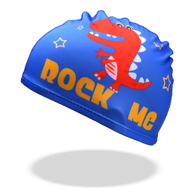 Bērnu peldcepures multfilmu apdruka Jauki bērnu peldcepures zēniem meitenēm Universālas apdrukātas peldcepures peldbaseina aksesuāri