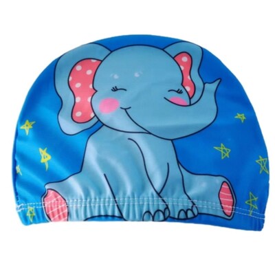 Bērnu peldcepures 2–12 gadus veciem zēniem un meitenēm Jauki multfilmu pludmales cepures Ērtas ūdensnecaurlaidīgas peldcepures