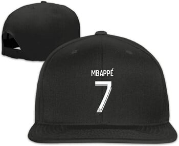 Mbappe 2024 3D печат Snapback Baseball Cap Casquette Dad Hiphop Cap Hat Подарък за мъже жени