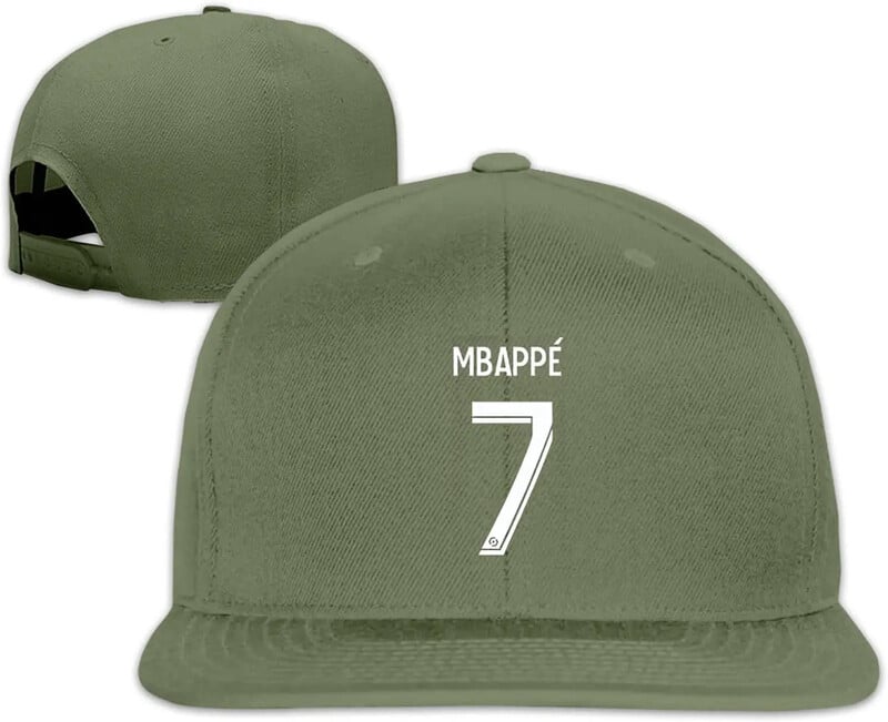 Mbappe 2024 3D ispis Snapback Baseball Cap Casquette Tata Hiphop Kapa Šešir Poklon za muškarce Žene