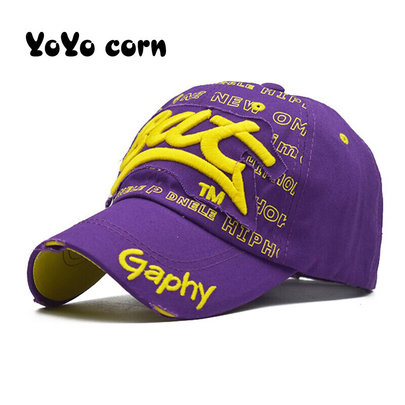YOYOCORN Nova pamučna muška bejzbolska kapa za žene, brzi šešir, kape s vezom od kostiju morskog psa, gorras ležerne muške bejzbolske kape.