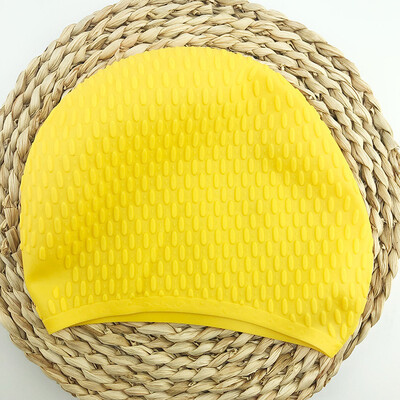 Silikonska kapa za plivanje s dugom kosom (neklizajuća zaštita za uši, vodootporan trening)