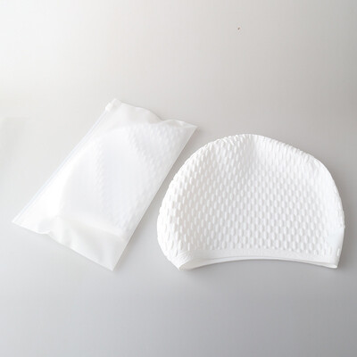 Silikonska kapa za plivanje s dugom kosom (neklizajuća zaštita za uši, vodootporan trening)