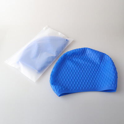 Silikonska kapa za plivanje s dugom kosom (neklizajuća zaštita za uši, vodootporan trening)