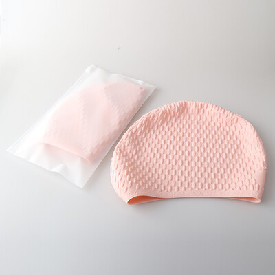 Silikonska kapa za plivanje s dugom kosom (neklizajuća zaštita za uši, vodootporan trening)