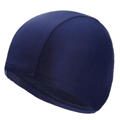 Детска шапка за плуване Високоеластична защита на ушите Детска шапка за плуване Лятна нова тийнейджърска шапка от полиестер