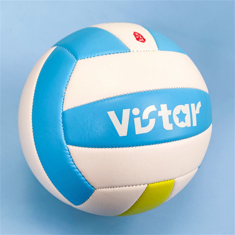 Oficiālā izmēra 5# PU mīksta pieskāriena pludmales volejbols vidusskolas sporta treniņu volejbols pieaugušajiem iekštelpu standarta sacensību bumba