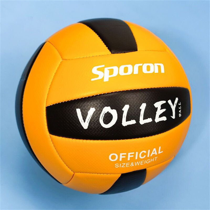 Oficiālā izmēra 5# PU mīksta pieskāriena pludmales volejbols vidusskolas sporta treniņu volejbols pieaugušajiem iekštelpu standarta sacensību bumba