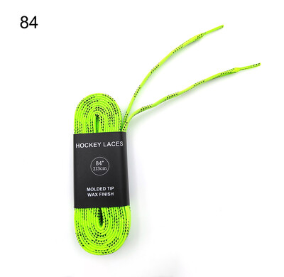 Хокей на лед Восъчни връзки за кънки 84 96 108 120 инча Двуслойна оплетка Подсилени накрайници за хокейни скейт обувки Дантелени аксесоари за хокей