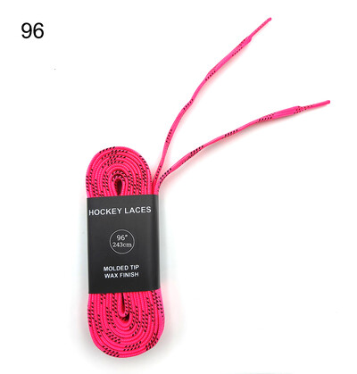 Хокей на лед Восъчни връзки за кънки 84 96 108 120 инча Двуслойна оплетка Подсилени накрайници за хокейни скейт обувки Дантелени аксесоари за хокей