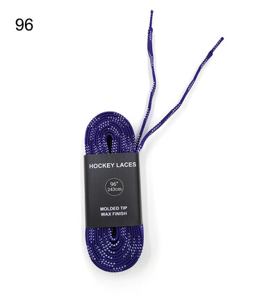 Хокей на лед Восъчни връзки за кънки 84 96 108 120 инча Двуслойна оплетка Подсилени накрайници за хокейни скейт обувки Дантелени аксесоари за хокей