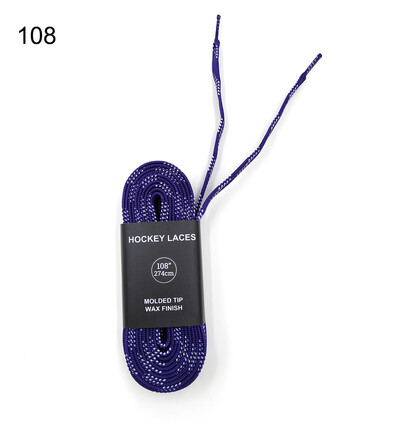 Хокей на лед Восъчни връзки за кънки 84 96 108 120 инча Двуслойна оплетка Подсилени накрайници за хокейни скейт обувки Дантелени аксесоари за хокей