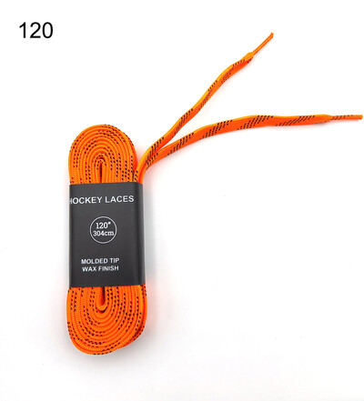 Хокей на лед Восъчни връзки за кънки 84 96 108 120 инча Двуслойна оплетка Подсилени накрайници за хокейни скейт обувки Дантелени аксесоари за хокей