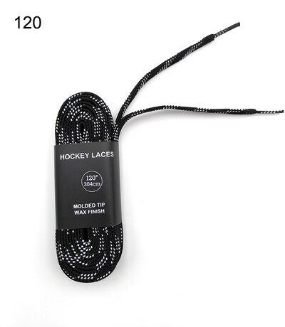 Хокей на лед Восъчни връзки за кънки 84 96 108 120 инча Двуслойна оплетка Подсилени накрайници за хокейни скейт обувки Дантелени аксесоари за хокей