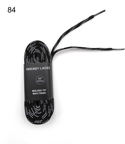 Хокей на лед Восъчни връзки за кънки 84 96 108 120 инча Двуслойна оплетка Подсилени накрайници за хокейни скейт обувки Дантелени аксесоари за хокей