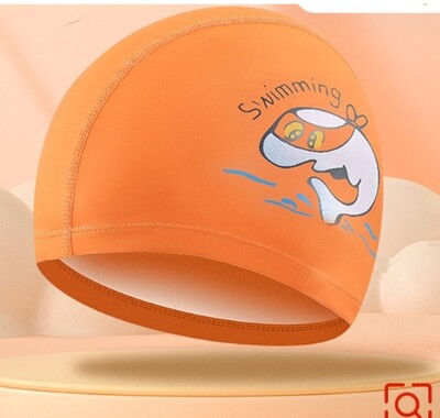 Crtane životinje Dječja kapa za plivanje Djevojčice Dječaci Poliesterska vodootporna kapa za plivanje Elastična dječja kapa za plivanje 1-10 godina