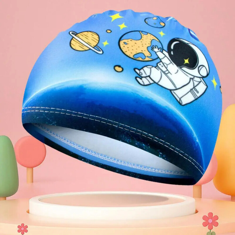 Crtane životinje Dječja kapa za plivanje Djevojčice Dječaci Poliesterska vodootporna kapa za plivanje Elastična dječja kapa za plivanje 1-10 godina