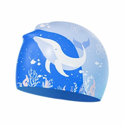 Silikona peldcepures aizsargā ausis gariem matiem ūdensizturīgas dušas cepures Īpaši plānas bērnu peldcepures