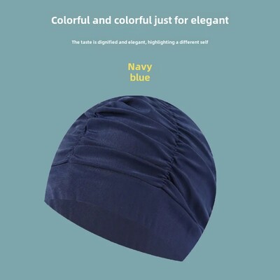 Modes ziedu peldcepure pieaugušajiem, ērta, liela izmēra vienkrāsaina, matiem piemērota, gariem matiem piemērota vairumtirdzniecības cepure