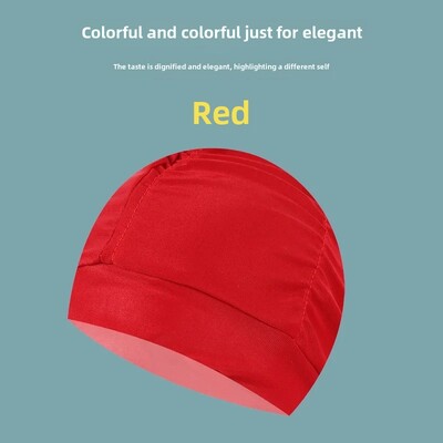 Modes ziedu peldcepure pieaugušajiem, ērta, liela izmēra vienkrāsaina, matiem piemērota, gariem matiem piemērota vairumtirdzniecības cepure