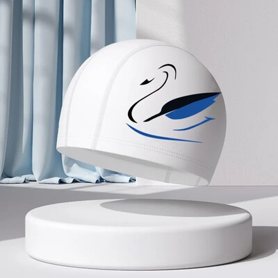 Jauna dizaina PU slāņa bērnu peldcepure, ūdensnecaurlaidīga brīvi pieguļoša multfilma, jauks stils vidējiem un maziem bērniem vairumtirdzniecība