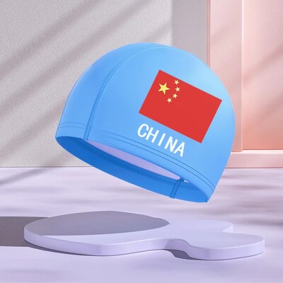 Jauna dizaina PU slāņa bērnu peldcepure, ūdensnecaurlaidīga brīvi pieguļoša multfilma, jauks stils vidējiem un maziem bērniem vairumtirdzniecība