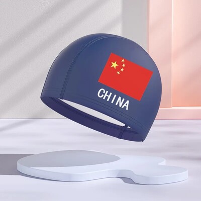 Jauna dizaina PU slāņa bērnu peldcepure, ūdensnecaurlaidīga brīvi pieguļoša multfilma, jauks stils vidējiem un maziem bērniem vairumtirdzniecība