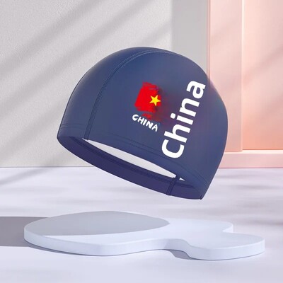 Jauna dizaina PU slāņa bērnu peldcepure, ūdensnecaurlaidīga brīvi pieguļoša multfilma, jauks stils vidējiem un maziem bērniem vairumtirdzniecība